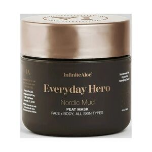 InfiniteAloe Everyday Hero Nordic Mud Peat Mask, $120 retail 4 oz, Face & Body